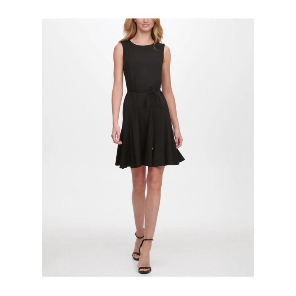 Tommy Hilfiger Sleeveless A-Line Dress Black NWT